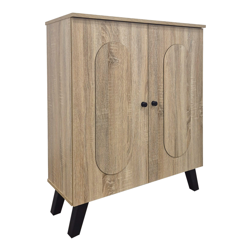 Παπουτσοθήκη-ντουλάπι Cathi pakoworld sonoma 80x34x95εκ - Image 2