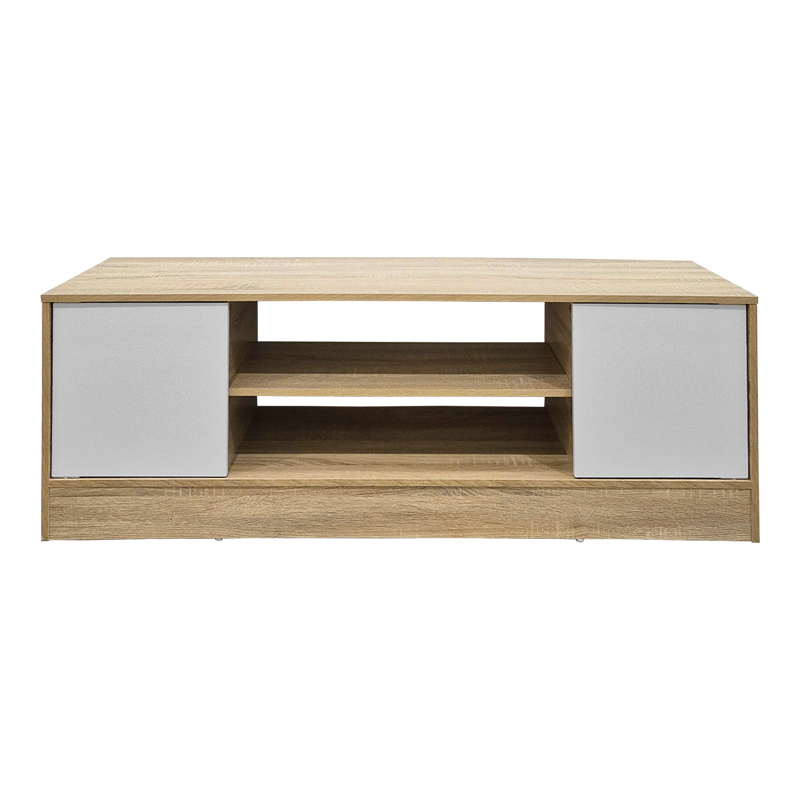 Έπιπλο τηλεόρασης Sasa pakoworld sonoma-λευκό 120x35x41.5εκ - Image 3