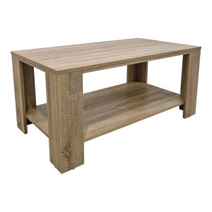 Τραπέζι σαλονιού Votalo I pakoworld sonoma 90x50x45εκ