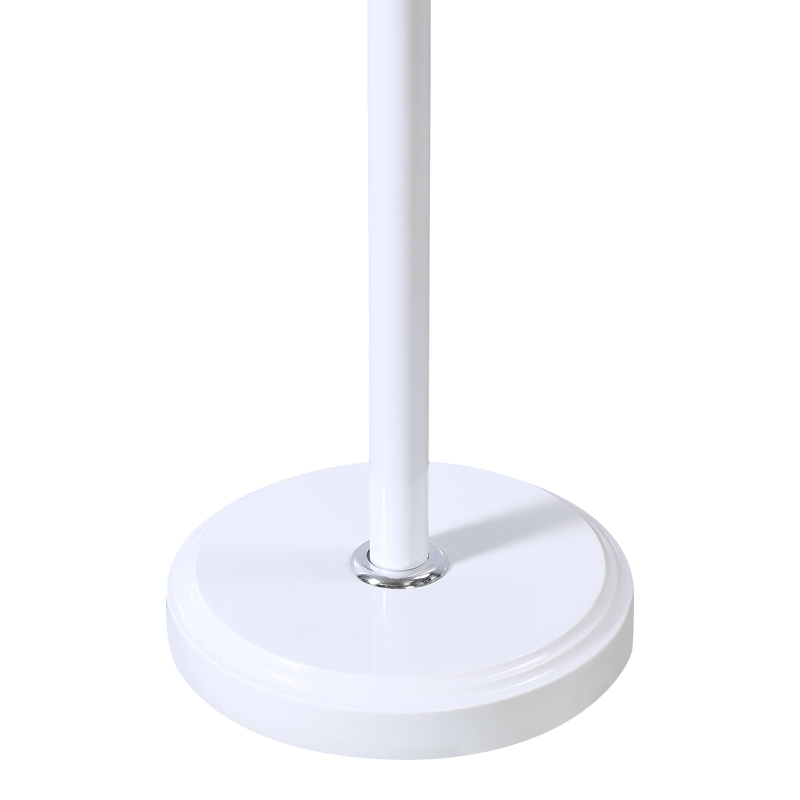 Καλόγερος Sinem pakoworld μέταλλο σε λευκή-φυσική απόχρωση Φ30x175εκ - Image 2