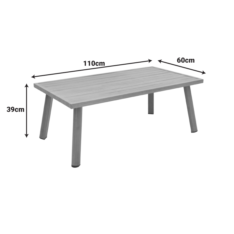 Σαλόνι κήπου Andasio pakoworld σετ 4τεμ αλουμίνιο κ σχοινί σε φυσική- μαξιλάρια σε γκρι απόχρωση - Image 13