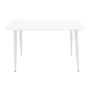 Τραπέζι Vista pakoworld αλουμίνιο σε λευκη απόχρωση 150x80x72εκ