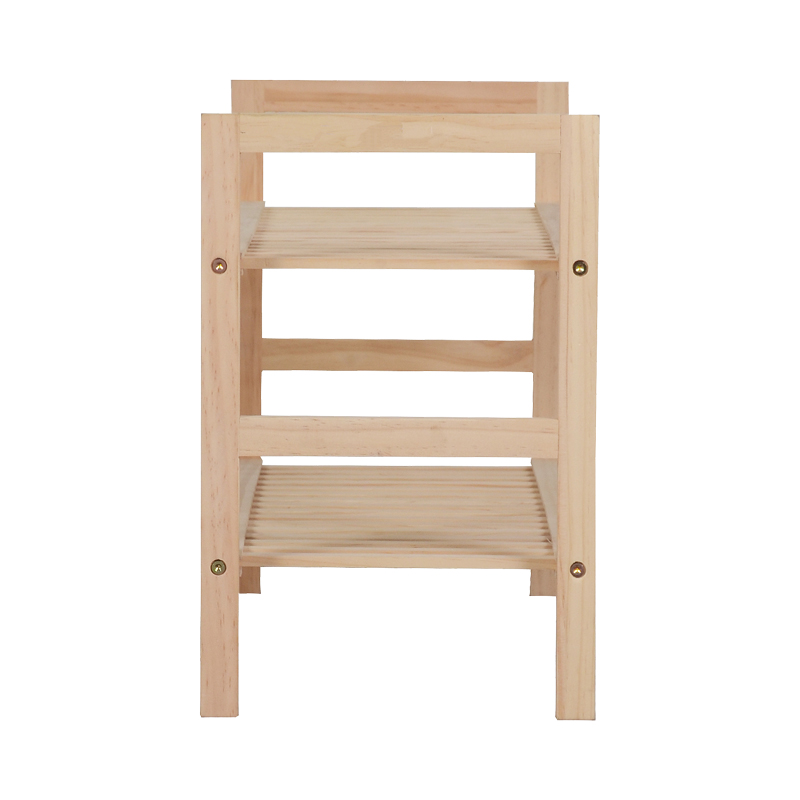 Παπουτσοθήκη Steper pakoworld 8 ζευγών ξύλο ελάτου σε φυσική απόχρωση 71x26x40εκ - Image 2