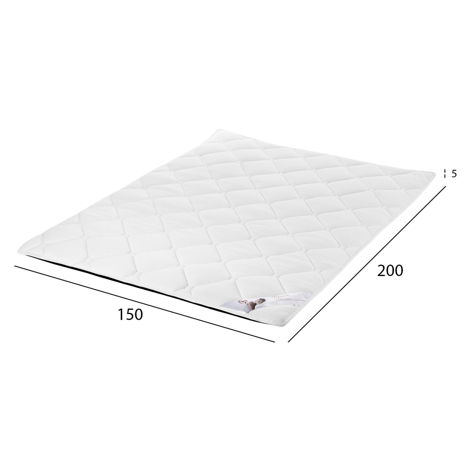 ΑΝΩΣΤΡΩΜΑ ΑΦΡΟΥ HM670.05 ΛΕΥΚΟ 150x200x5Y εκ. - Image 2