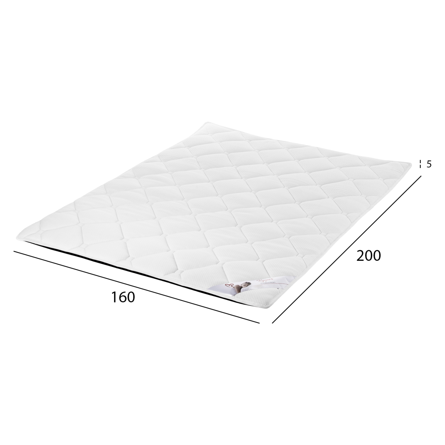 ΑΝΩΣΤΡΩΜΑ ΑΦΡΟΥ HM670.06 ΛΕΥΚΟ 160x200x5Y εκ. - Image 2