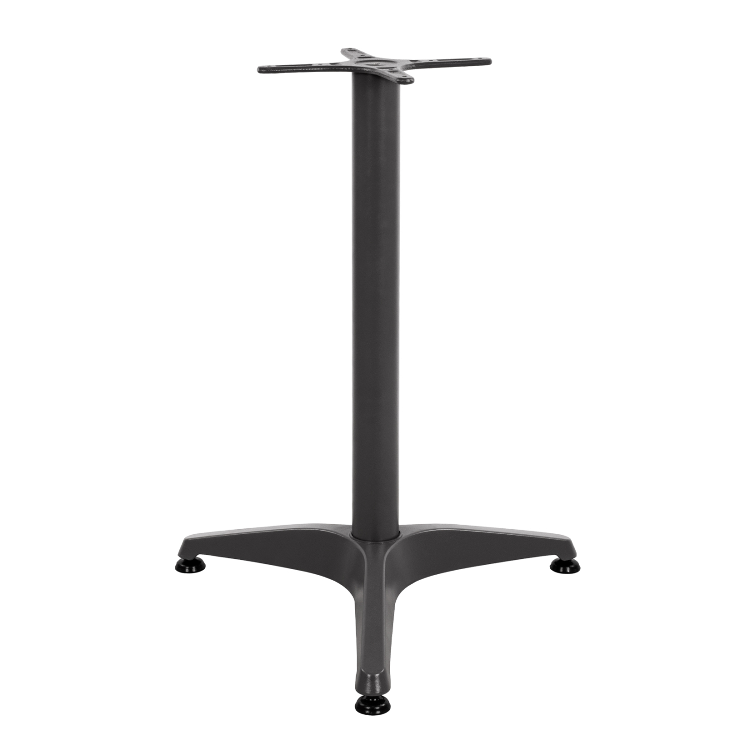 ΒΑΣΗ ΑΛΟΥΜΙΝΙΟΥ 3ΝΥΧΗ 54X54Χ68Υεκ. ΜΕ ΣΤΑΥΡΟ 29Χ29εκ. HM449 ΓΚΡΙ - Image 3