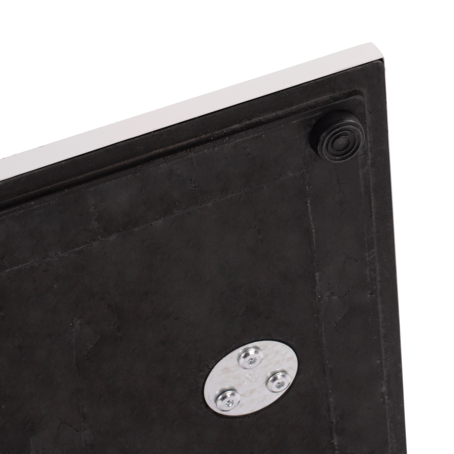 ΒΑΣΗ ΜΕΤΑΛΛΙΚΗ ΔΙΠΛΗ ΛΕΥΚΗ ΜΑΤ 80Χ40Χ72Υεκ. ΜΕ ΡΕΓΟΥΛΑΤΟΡΟΥΣ HM435.12 - Image 6