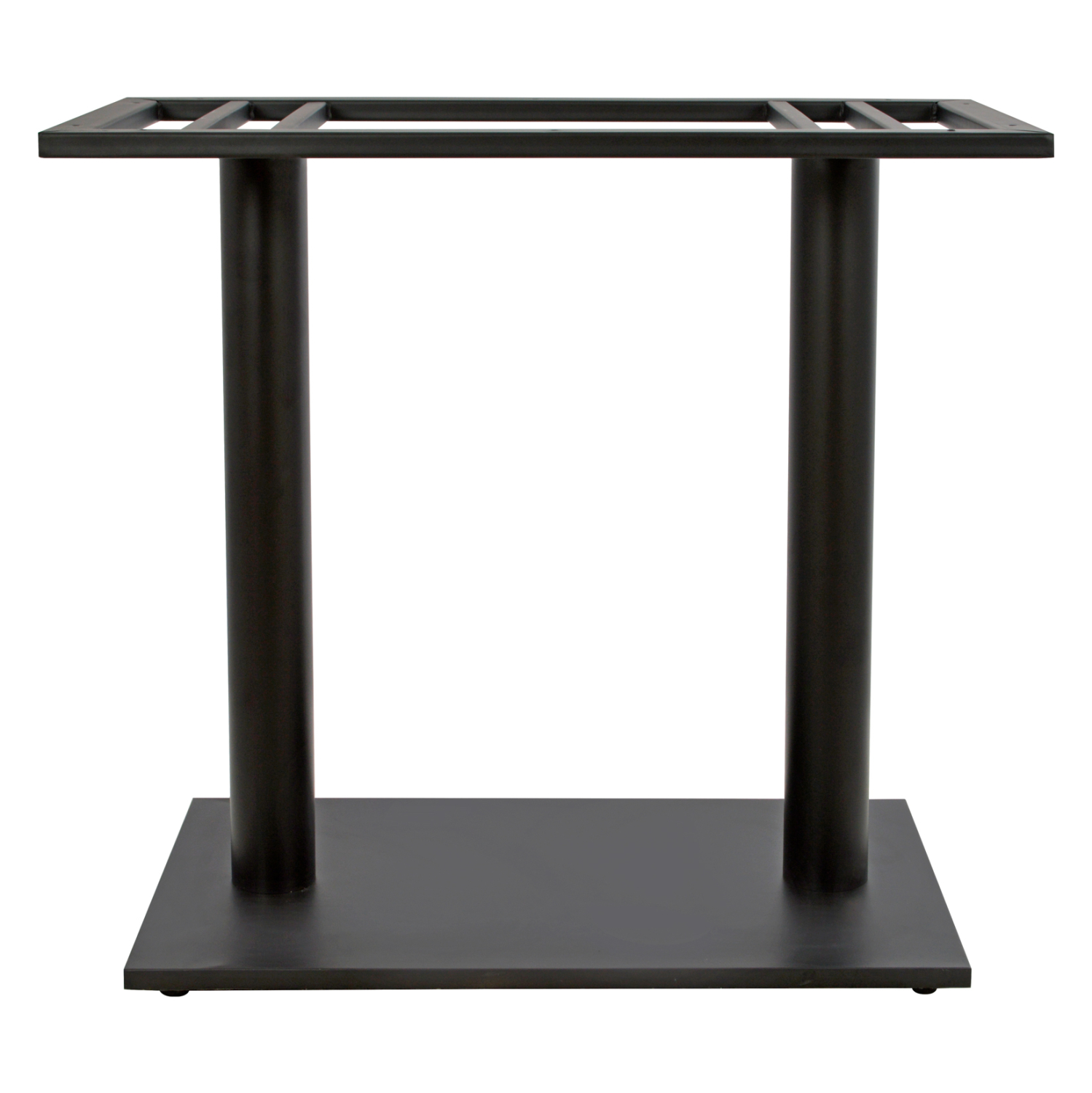 ΒΑΣΗ ΜΕΤΑΛΛΙΚΗ ΔΙΠΛΗ ΜΑΥΡΗ 80Χ40Χ72Υεκ. ΜΕ ΡΕΓΟΥΛΑΤΟΡΟΥΣ HM435 - Image 3