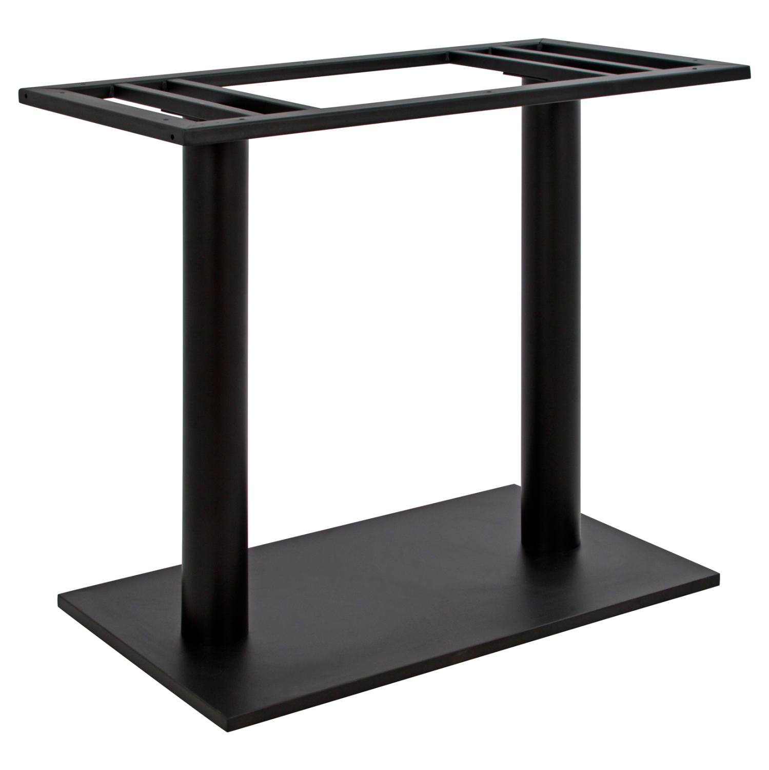 ΒΑΣΗ ΜΕΤΑΛΛΙΚΗ ΔΙΠΛΗ ΜΑΥΡΗ 80Χ40Χ72Υεκ. ΜΕ ΡΕΓΟΥΛΑΤΟΡΟΥΣ HM435