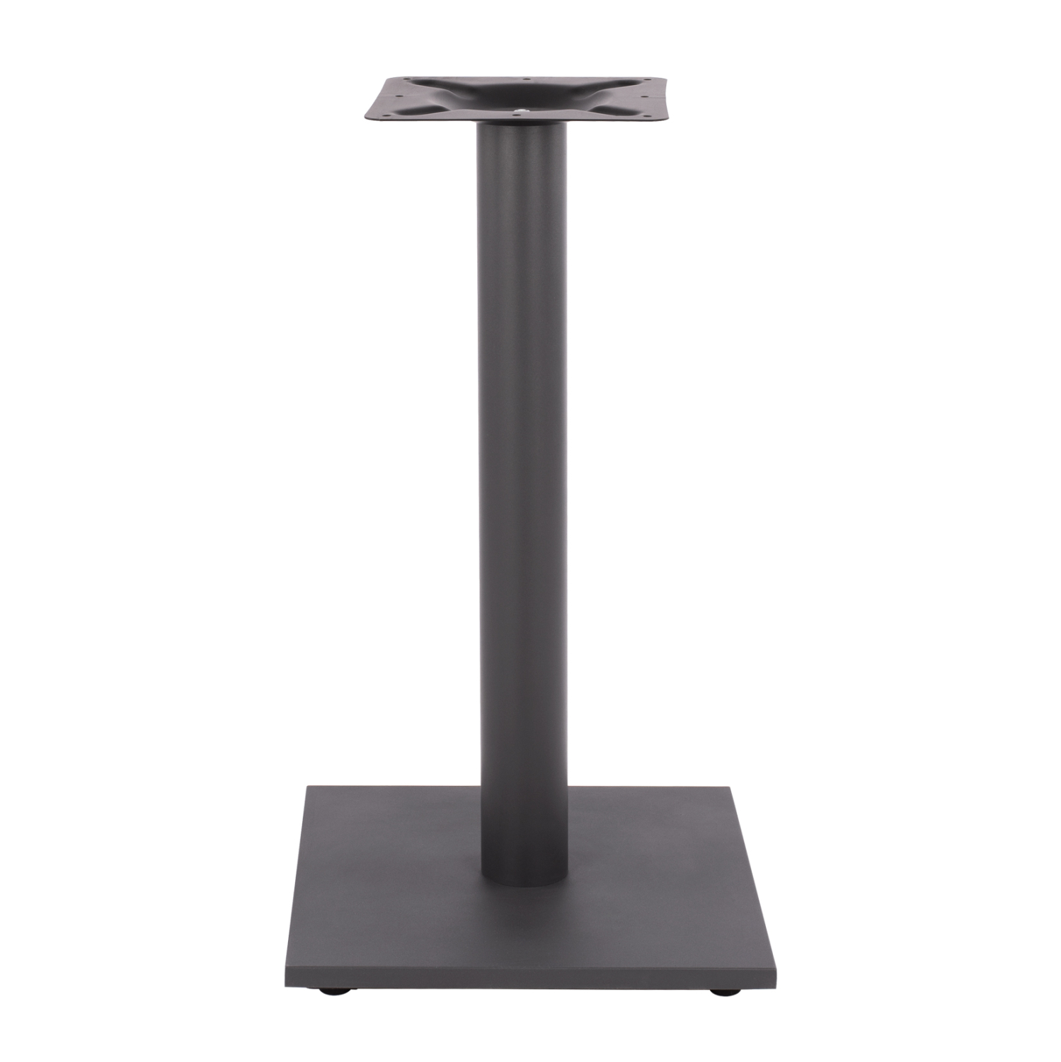 ΒΑΣΗ ΜΕΤΑΛΛΙΚΗ ΓΚΡΙ 40X40X72Υεκ. ΜΕ ΡΕΓΟΥΛΑΤΟΡΟΥΣ HM421.20 - Image 3