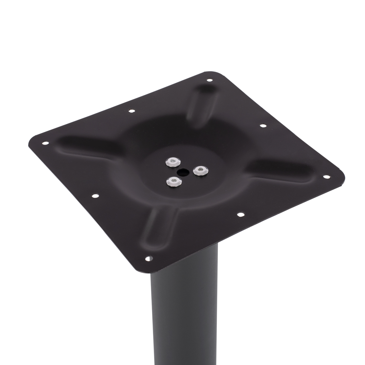 ΒΑΣΗ ΜΕΤΑΛΛΙΚΗ ΓΚΡΙ Φ45Χ72Υεκ. ΜΕ ΡΕΓΟΥΛΑΤΟΡΟΥΣ HM419.20 - Image 4