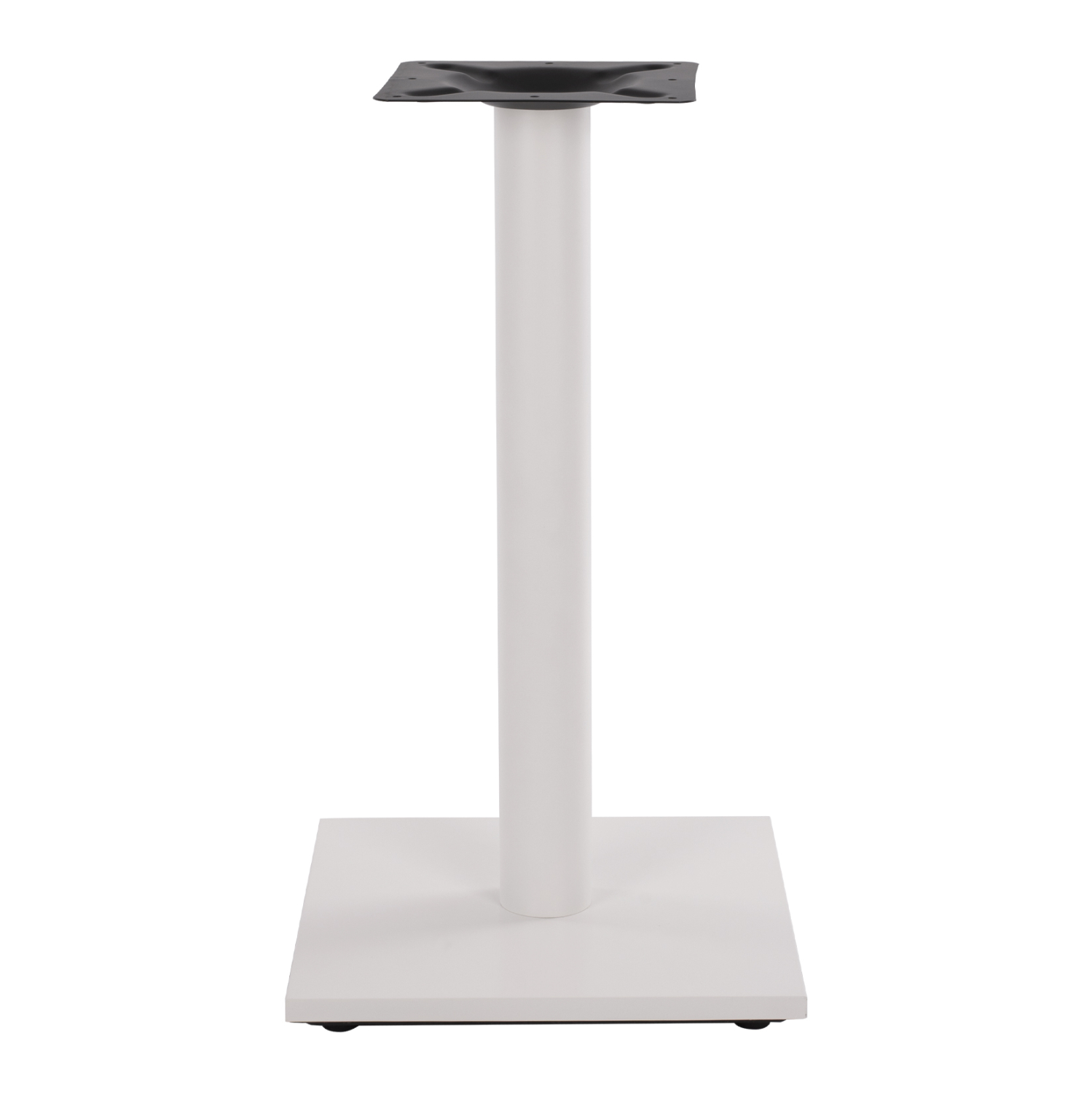 ΒΑΣΗ ΜΕΤΑΛΛΙΚΗ ΛΕΥΚΗ ΜΑΤ 40Χ40Χ72Υεκ. ΜΕ ΡΕΓΟΥΛΑΤΟΡΟΥΣ HM421.12 - Image 3