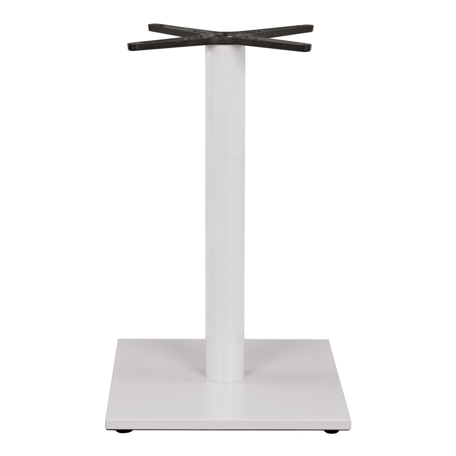 ΒΑΣΗ ΜΕΤΑΛΛΙΚΗ ΛΕΥΚΗ ΜΑΤ 46Χ46Χ72εκ. ΜΕ ΣΤΑΥΡΟ 46Χ46 ΚΑΙ ΡΕΓΟΥΛΑΤΟΡΟΥΣ HM438.02 - Image 3