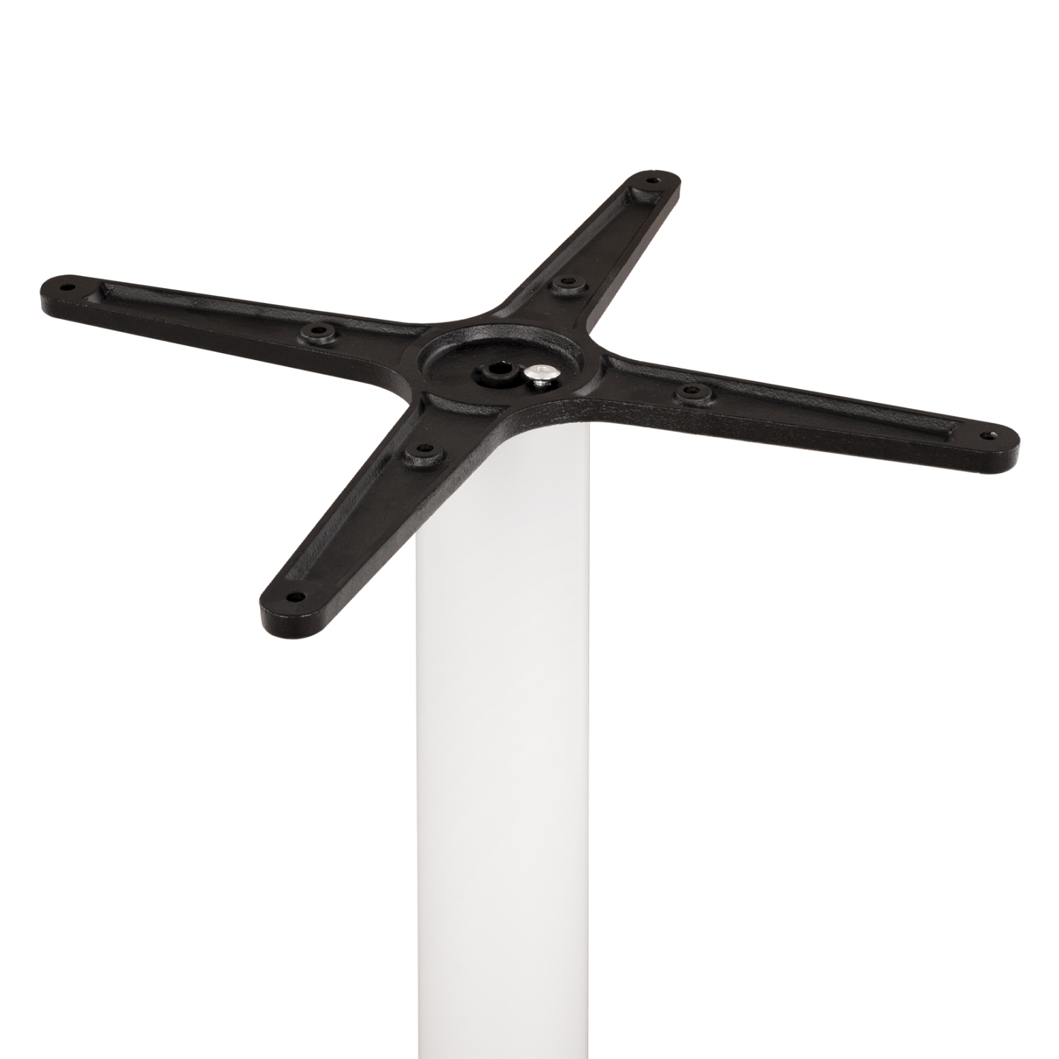 ΒΑΣΗ ΜΕΤΑΛΛΙΚΗ ΛΕΥΚΗ ΜΑΤ 46Χ46Χ72εκ. ΜΕ ΣΤΑΥΡΟ 46Χ46 ΚΑΙ ΡΕΓΟΥΛΑΤΟΡΟΥΣ HM438.02 - Image 4