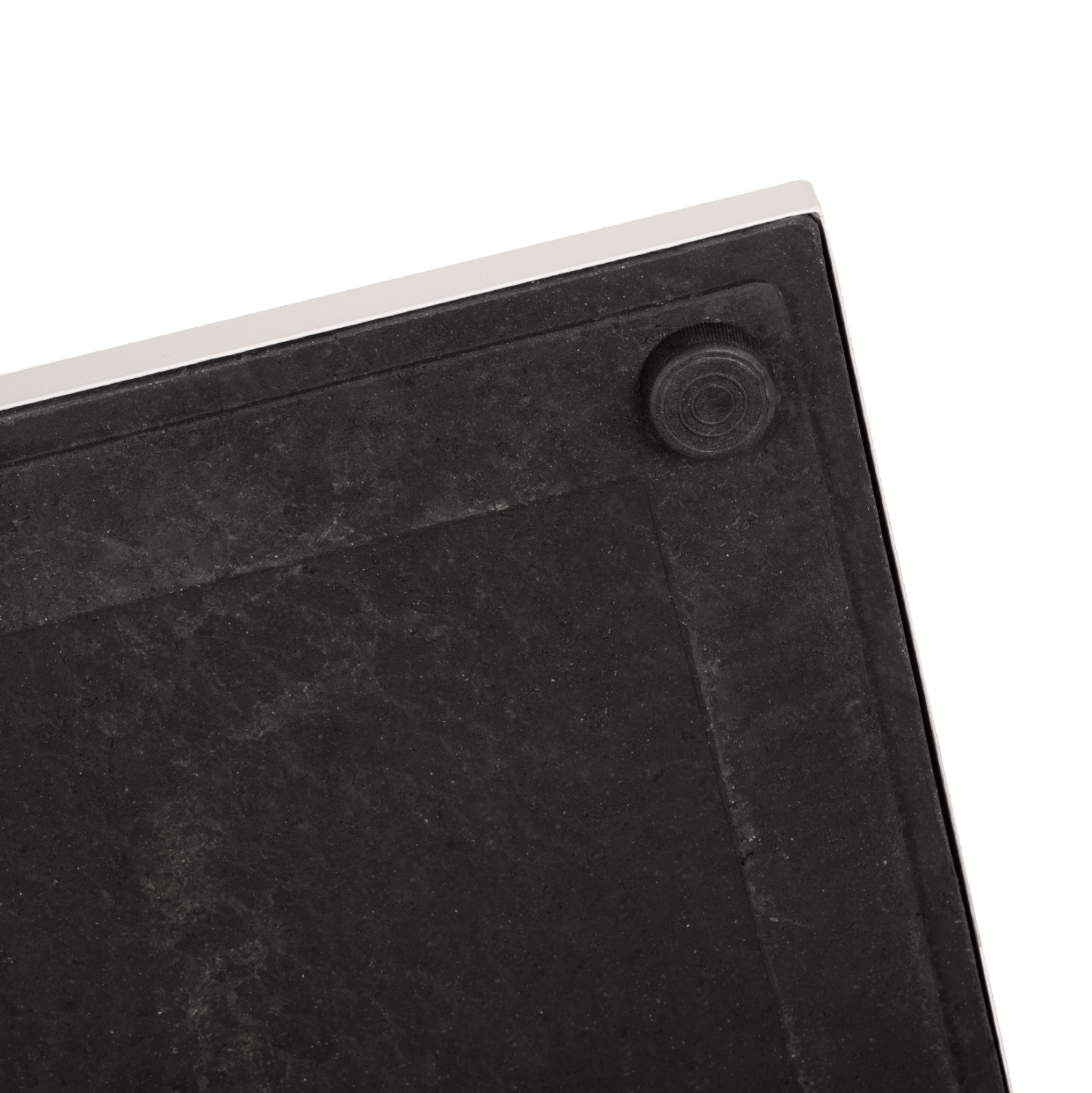 ΒΑΣΗ ΜΕΤΑΛΛΙΚΗ ΛΕΥΚΗ ΜΑΤ 46Χ46Χ72εκ. ΜΕ ΣΤΑΥΡΟ 46Χ46 ΚΑΙ ΡΕΓΟΥΛΑΤΟΡΟΥΣ HM438.02 - Image 6