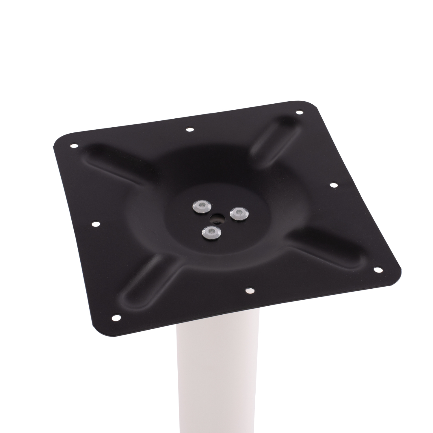 ΒΑΣΗ ΜΕΤΑΛΛΙΚΗ ΛΕΥΚΗ ΜΑΤ Φ45x72Υεκ. ΜΕ ΡΕΓΟΥΛΑΤΟΡΟΥΣ HM419.12 - Image 4