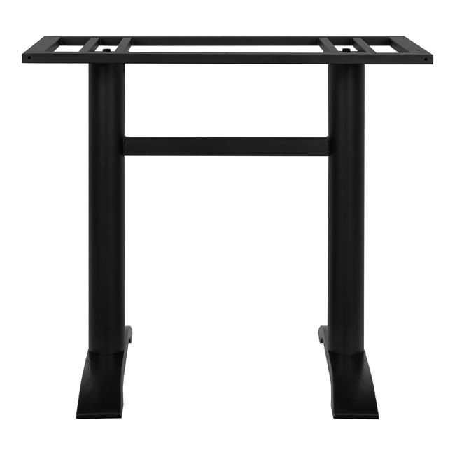 ΒΑΣΗ ΜΕΤΑΛΛΙΚΗ ΜΑΥΡΟ ΜΑΤ 57Χ54Χ72,5Υεκ. ΜΕ ΕΠΙΦΑΝΕΙΑ ΣΤΗΡΙΞΗΣ 80Χ40εκ.HM458 - Image 3