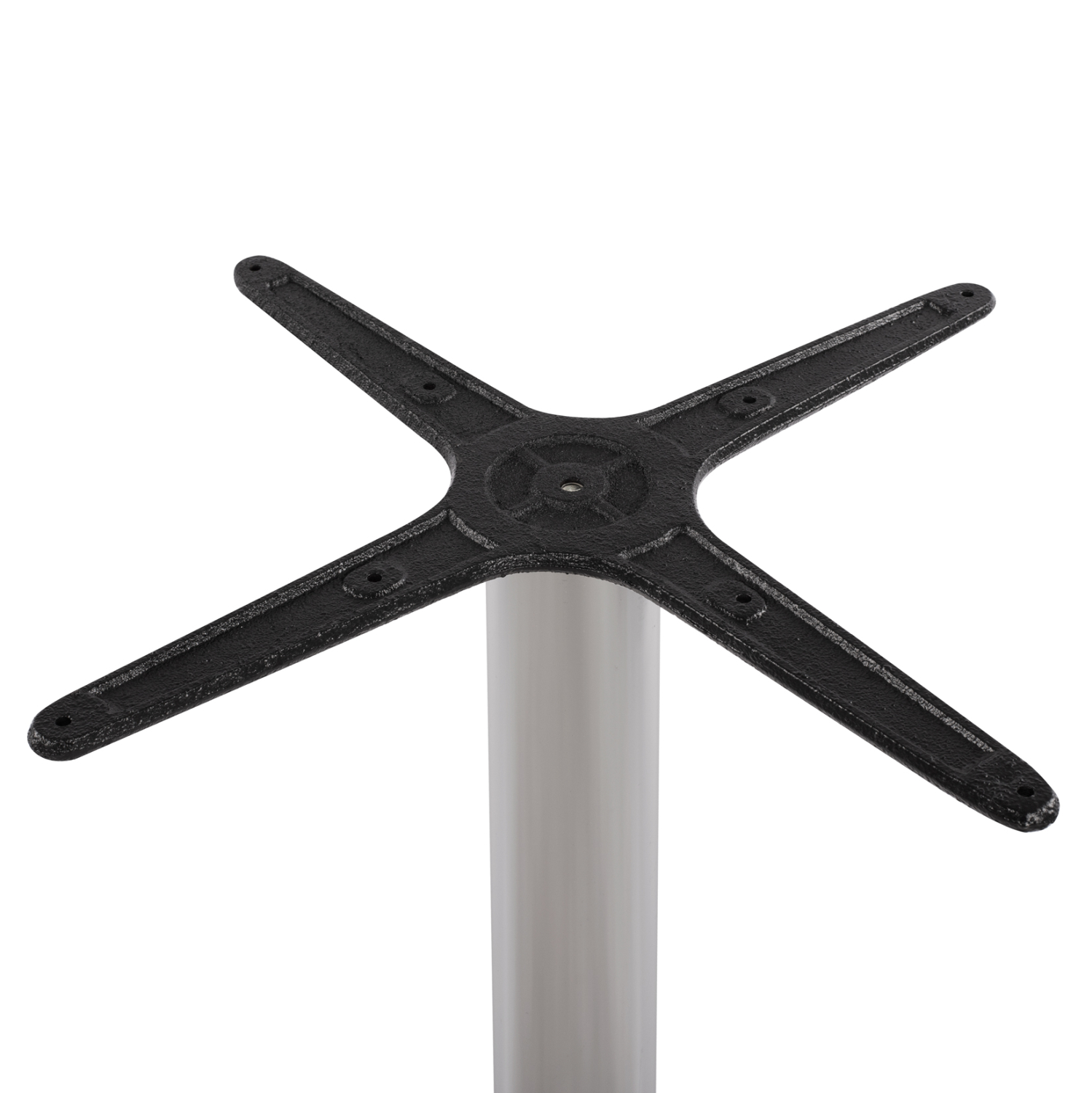 ΒΑΣΗ ΜΠΑΡ ΑΛΟΥΜΙΝΙΟΥ 4ΝΥΧΗ 66X66X109Υεκ. ΜΕ ΣΤΑΥΡΟ 44Χ44εκ. HM450 ΧΡΩΜΙΟΥ - Image 4