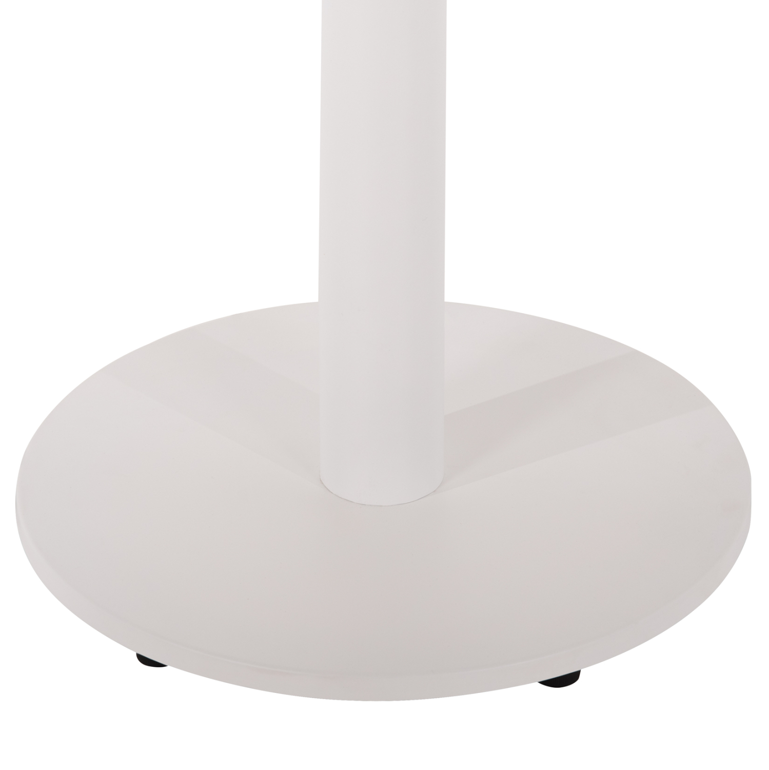 ΒΑΣΗ ΤΡΑΠΕΖΙΟΥ ΑΛΟΥΜΙΝΙΟΥ ΣΤΡΟΓΓΥΛΗ ΛΕΥΚΟ ΜΑΤ HM476.02 ΣΤΑΥΡΟΣ 48Χ48εκ Φ45Χ72Υεκ. - Image 6