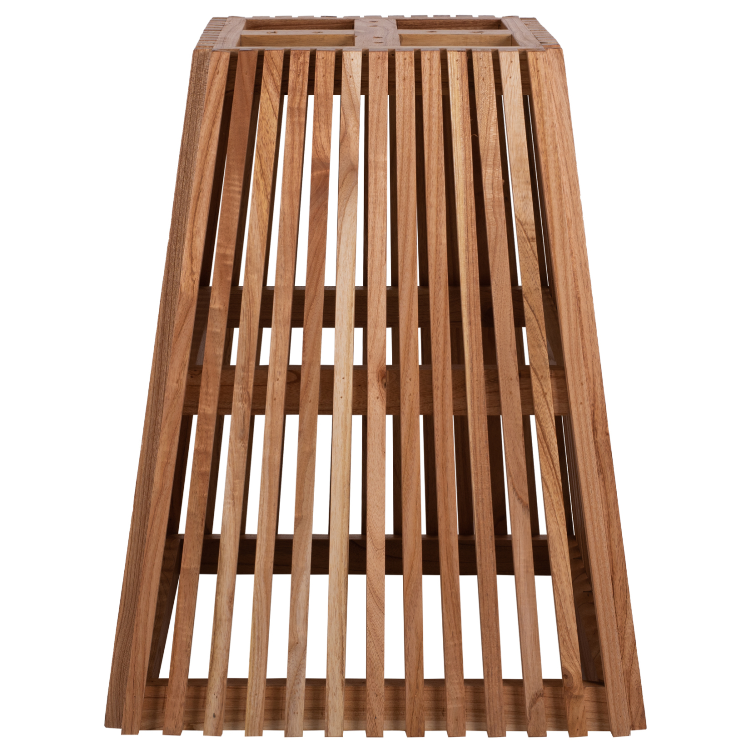 ΒΑΣΗ ΤΡΑΠΕΖΙΟΥ ΕΣΩΤ.ΧΩΡΟΥ ΤΕΤΡΑΓΩΝΗ FRANTZ HM9460.01 ΞΥΛΟ MINDI ΣΕ ΦΥΣΙΚΟ 60x60x75Y εκ. - Image 3