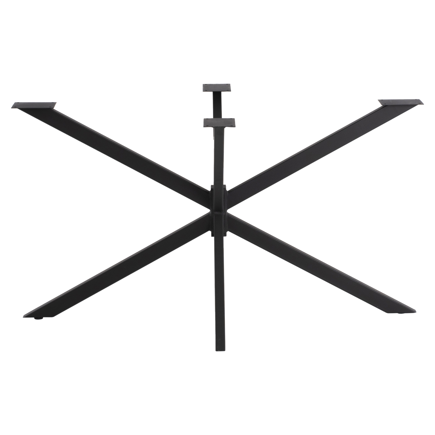 ΒΑΣΗ ΤΡΑΠΕΖΙΟΥ ΜΑΥΡΗ ΜΕΤΑΛΛΙΚΗ ΔΙΠΛΗ ΧΙΑΣΤΙ HM5917 110x63x72Υεκ. - Image 3