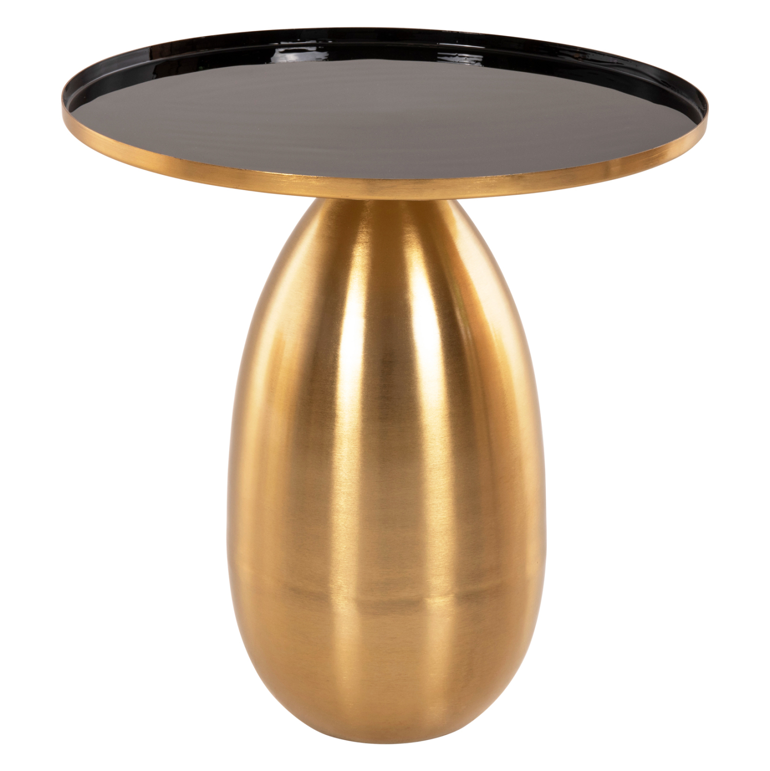 ΒΟΗΘΗΤΙΚΑ ΤΡΑΠΕΖΑΚΙΑ 2ΤΜΧ DEANNA HM9661 ΜΕΤΑΛΛΟ ΣΕ ΜΑΥΡΟ&ΧΡΥΣΟ Φ50,5 & Φ40,5εκ. - Image 4