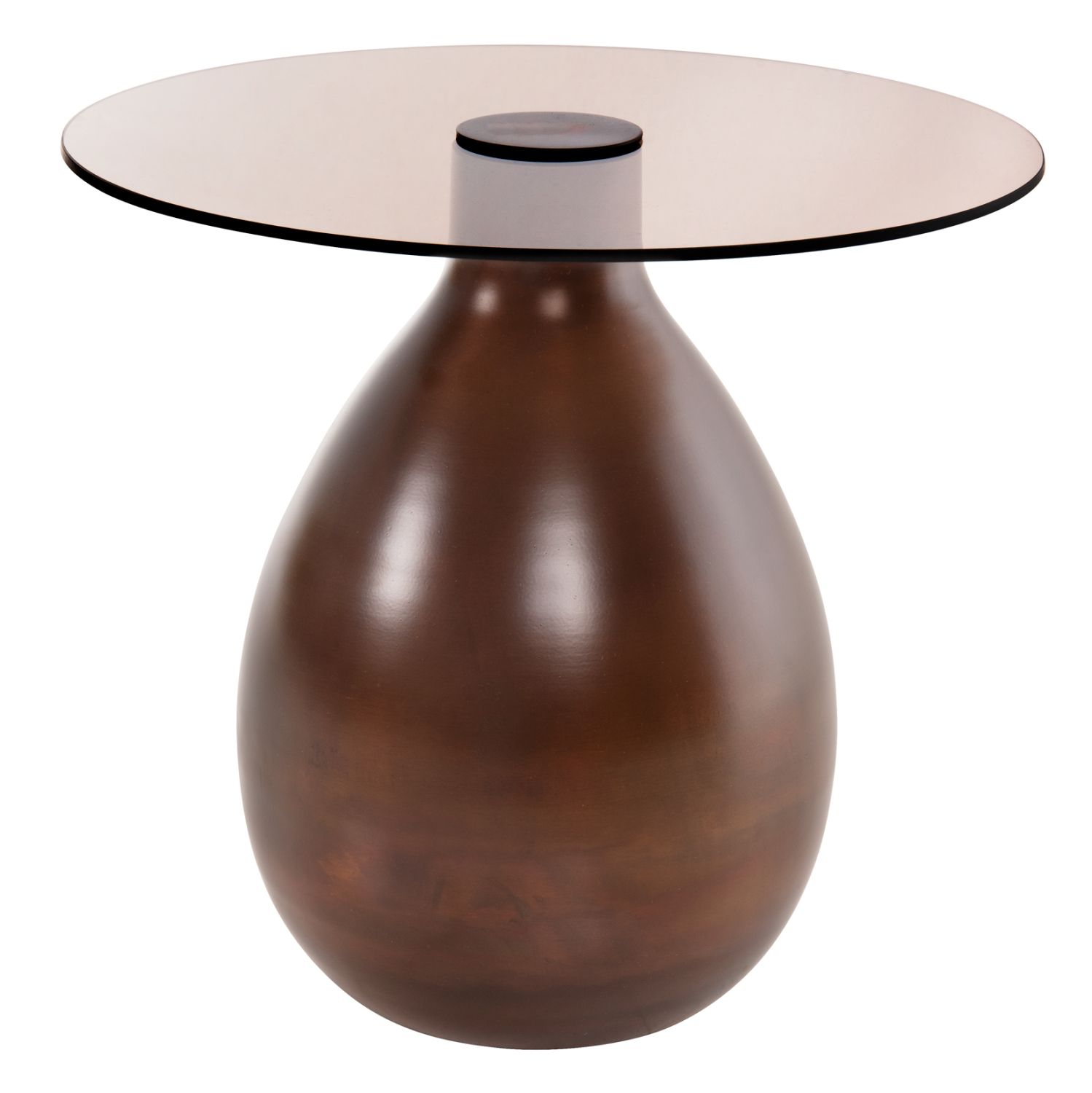 ΒΟΗΘΗΤΙΚΑ ΤΡΑΠΕΖΑΚΙΑ REGEN 2ΤΜΧ HM9666 ΜΕΤΑΛΛΟ ΧΑΛΚΙΝΟ-ΓΥΑΛΙ Φ44 & Φ40 εκ. - Image 5