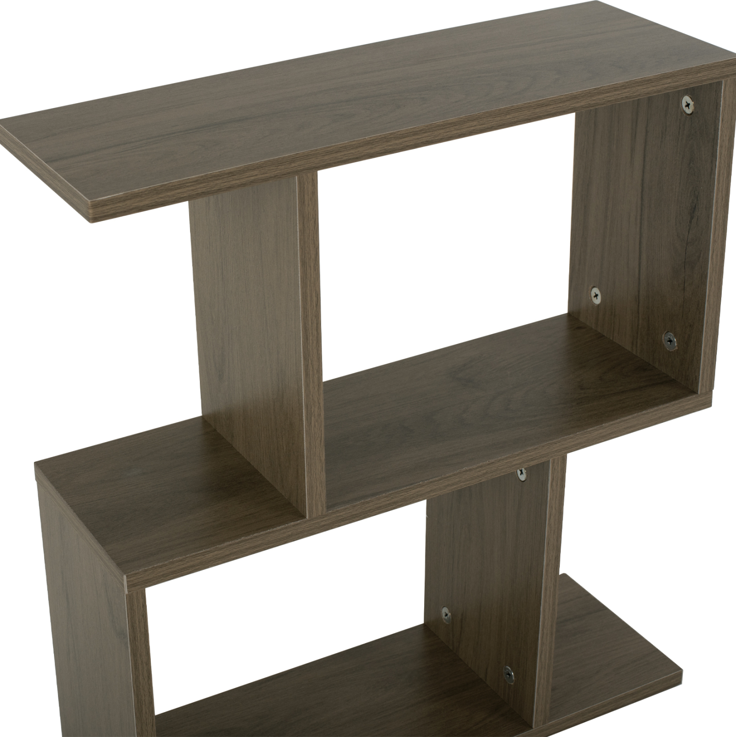 ΒΟΗΘΗΤΙΚΟ ΤΡΑΠΕΖΙ ΜΕ ΡΑΦΙΑ AMEER ΜΕΛΑΜΙΝΗ ΣΕ OLIVE GREY ΧΡΩΜΑ HM8881.12 50x17x56Υεκ. - Image 4