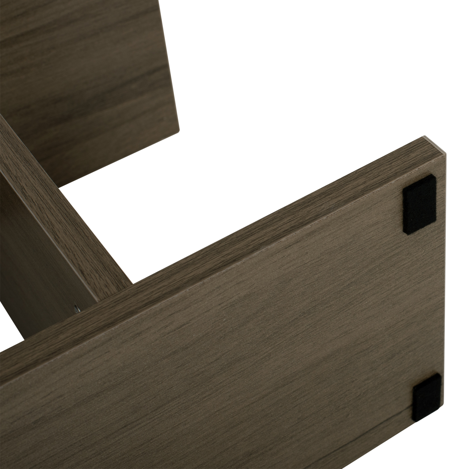 ΒΟΗΘΗΤΙΚΟ ΤΡΑΠΕΖΙ ΜΕ ΡΑΦΙΑ AMEER ΜΕΛΑΜΙΝΗ ΣΕ OLIVE GREY ΧΡΩΜΑ HM8881.12 50x17x56Υεκ. - Image 7