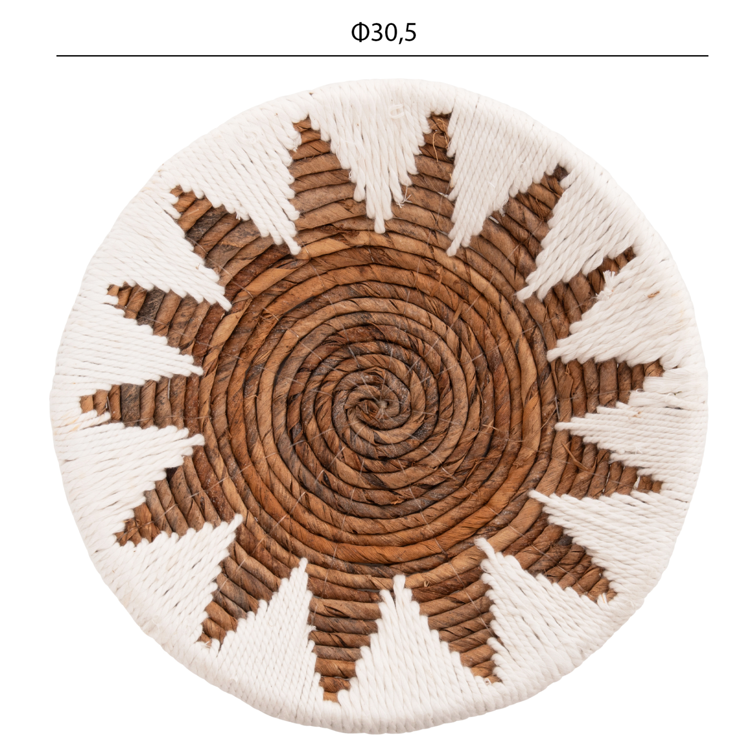 ΔΙΑΚΟΣΜΗΤΙΚΟ ΤΟΙΧΟΥ ΣΕΤ 3 ΤΜΧ ΣΤΡΟΓΓΥΛΑ ΑΠΟ ΨΑΘΑ HM9481 - Image 4