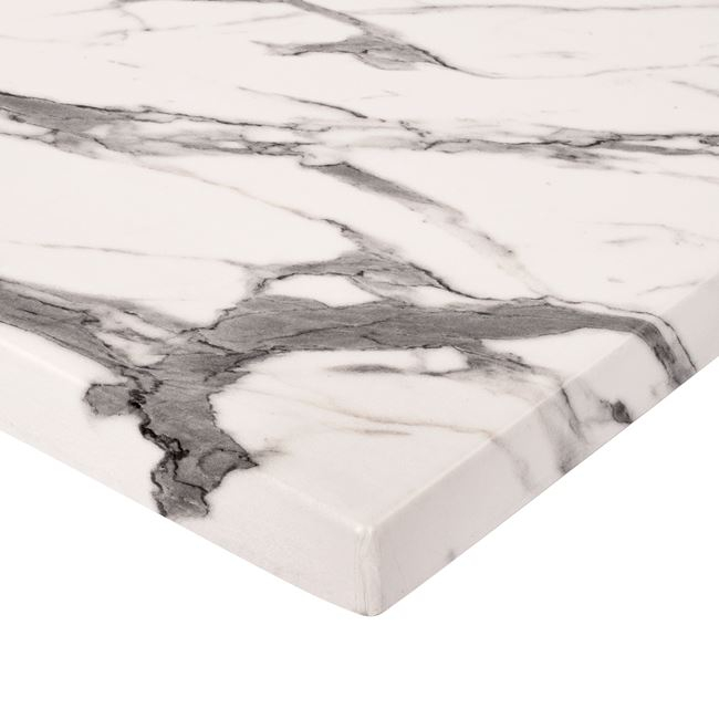 ΕΠΙΦΑΝΕΙΑ ΤΡΑΠΕΖΙΟΥ WERZALIT 80Χ80Χ3.5εκ. MARBLE WHITE-GREY 5657 HM5231.11 - Image 3