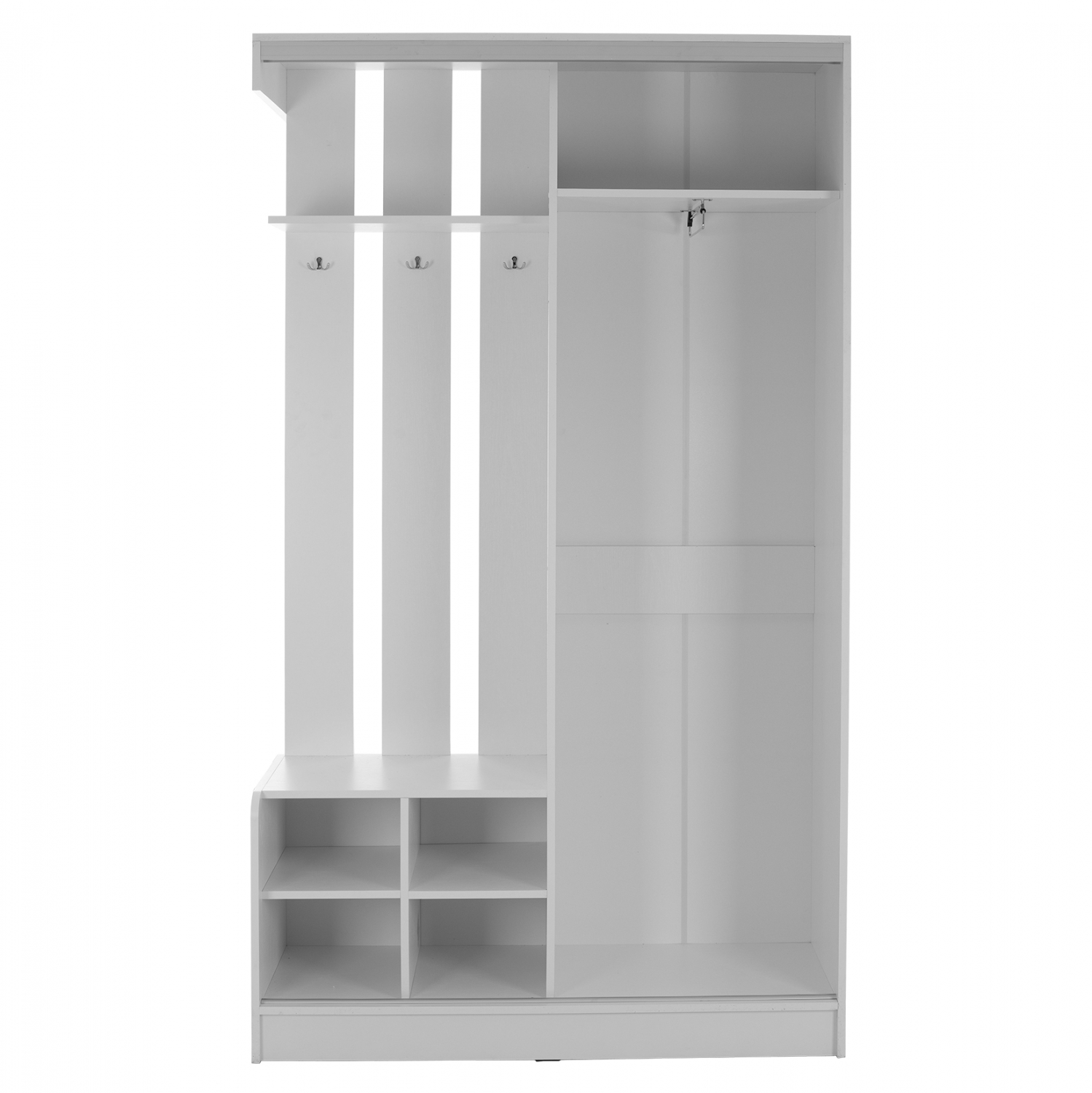 ΕΠΙΠΛΟ ΕΙΣΟΔΟΥ ΜΕ ΣΥΡΟΜΕΝΗ ΝΤΟΥΛΑΠΑ Κ ΚΑΘΡΕΦΤΗ DULCE ΛΕΥΚΟ HM2424.03 118x45x210 εκ. - Image 6