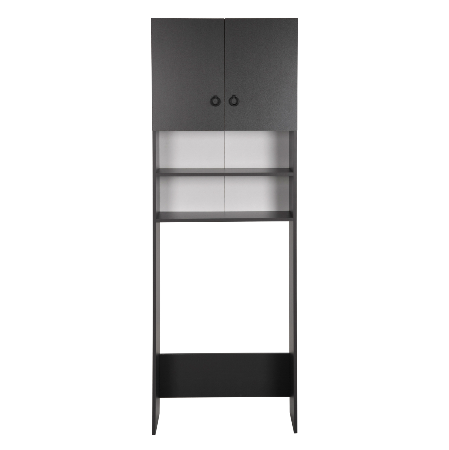 ΕΠΙΠΛΟ ΠΛΥΝΤΗΡΙΟΥ ΜΕ ΡΑΦΙΑ ΚΑΙ ΝΤΟΥΛΑΠΙ TERRY ΓΚΡΙ ΜΕΛΑΜΙΝΗ HM9122.13 64Χ29Χ181Υεκ. - Image 4