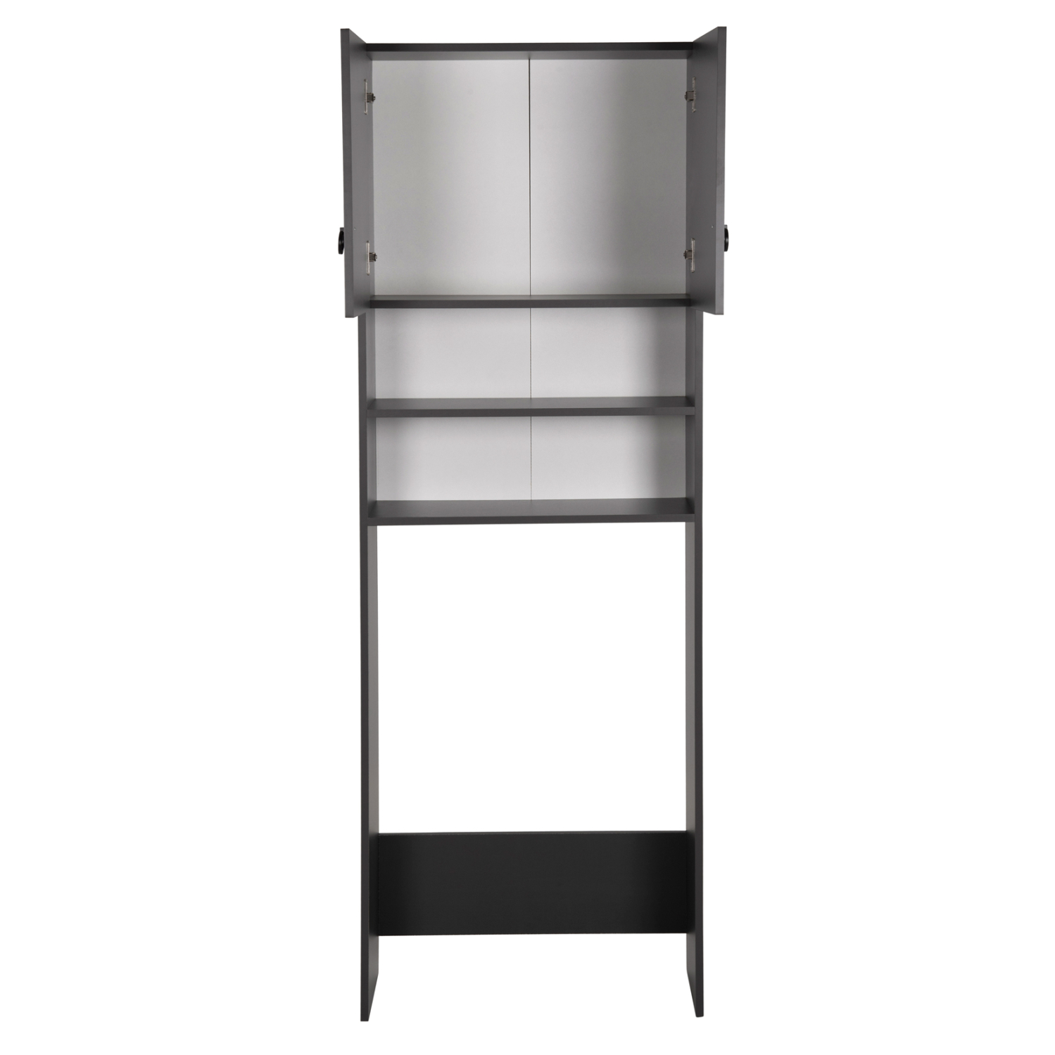 ΕΠΙΠΛΟ ΠΛΥΝΤΗΡΙΟΥ ΜΕ ΡΑΦΙΑ ΚΑΙ ΝΤΟΥΛΑΠΙ TERRY ΓΚΡΙ ΜΕΛΑΜΙΝΗ HM9122.13 64Χ29Χ181Υεκ. - Image 5