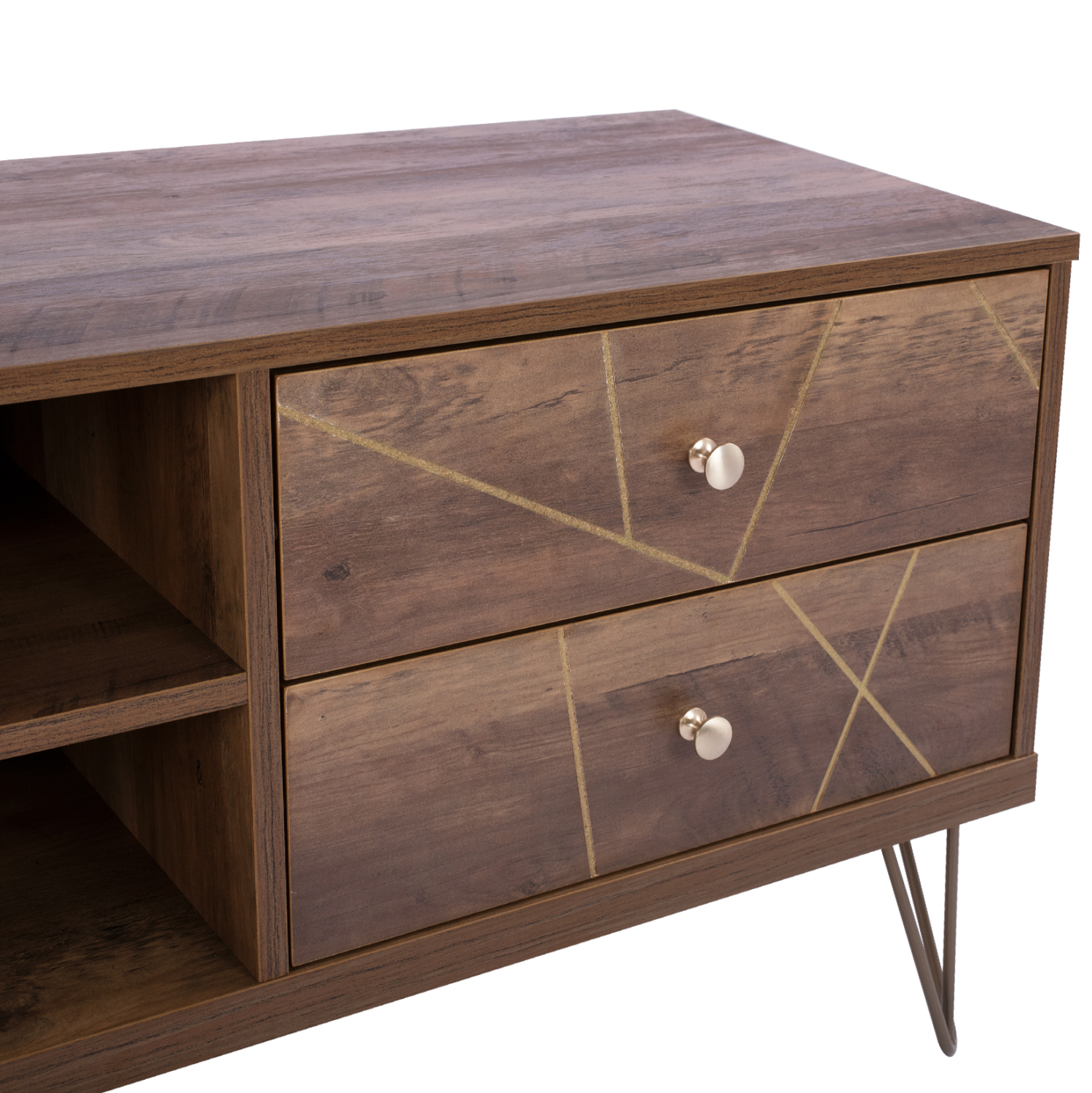 ΕΠΙΠΛΟ TV KAITLYN HM8652 ΚΑΡΥΔΙ ΜΕ ΧΡΥΣΟ 150x39,5x51,5Y εκ. - Image 7