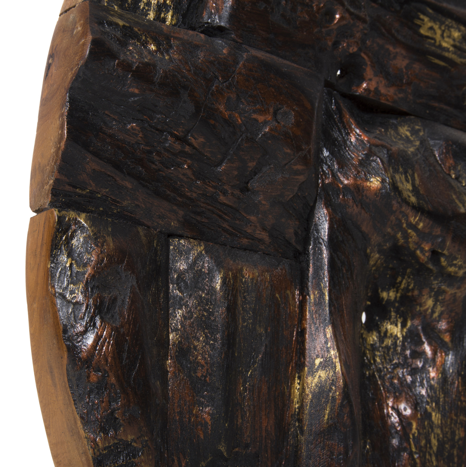 ΕΠΙΤΡΑΠΕΖΙΟ ΔΙΑΚΟΣΜΗΤΙΚΟ ΜΑΣΙΦ ΞΥΛΟ ΤEAK ΦΥΣΙΚΟ HM7718 50X15X64YΕΚ. - Image 6