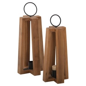 ΦΑΝΑΡΙΑ ΓΙΑ ΚΕΡΙΑ ΜΕ ΧΕΡΟΥΛΙΑ-ΚΡΙΚΟΥΣ HM4276 ΞΥΛΟ ΤΕΑΚ ΣΕ ΦΥΣΙΚΟ 24x24x50-61Υ εκ.