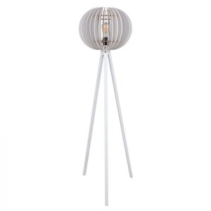 ΦΩΤΙΣΤΙΚΟ ΔΑΠΕΔΟΥ ΞΥΛΙΝΟ ΜΕ ΛΕΥΚΟ ΚΑΠΕΛΟ ΑΠΟ MDF HM7375.01 Φ36x145Υ εκ.