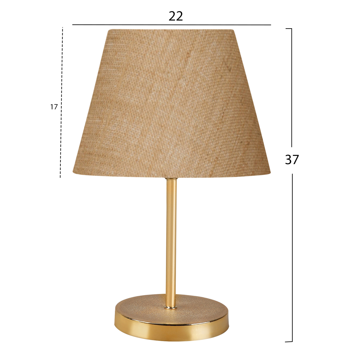 ΦΩΤΙΣΤΙΚΟ ΕΠΙΤΡΑΠΕΖΙΟ HM7600.01 ΧΡΥΣΟ - Image 2