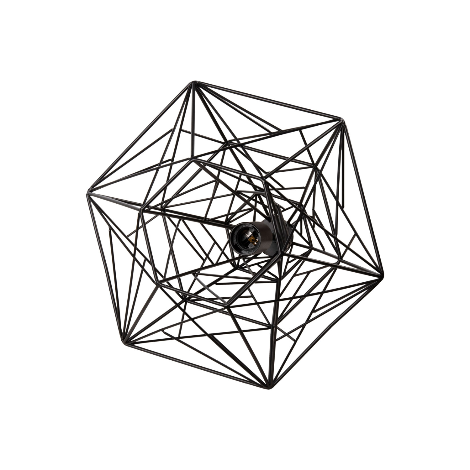 ΦΩΤΙΣΤΙΚΟ ΟΡΟΦΗΣ ΚΡΕΜΑΣΤΟ HM4067 ΜΑΥΡΟ ΜΕΤΑΛΛΙΚΟ ΔΙΚΤΥΩΤΟ ΚΑΠΕΛΟ 36x30x130Υεκ. - Image 6