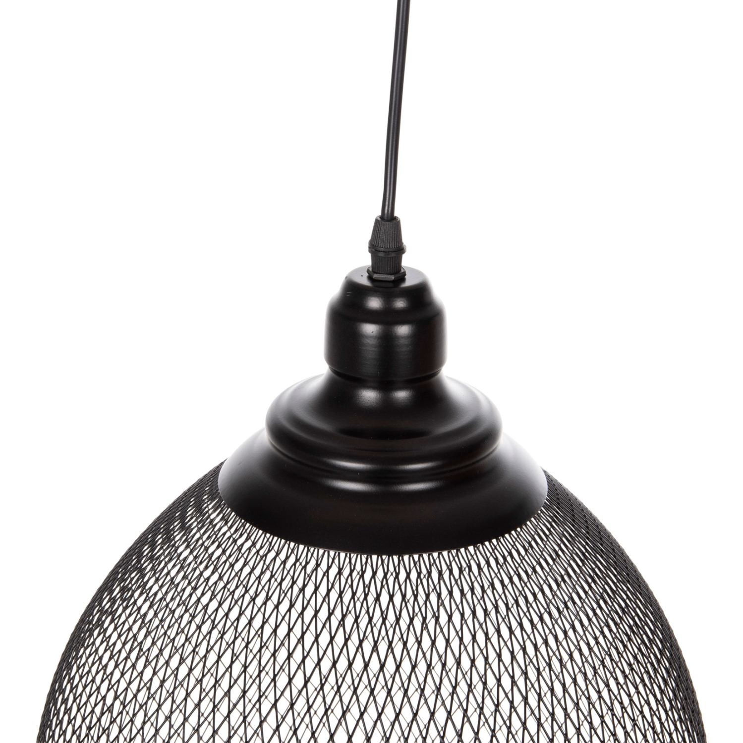 ΦΩΤΙΣΤΙΚΟ ΟΡΟΦΗΣ ΚΡΕΜΑΣΤΟ HM4100 ΜΕΤΑΛΛΙΚΗ ΔΙΚΤΥΩΤΗ ΚΑΜΠΑΝΑ ΚΑΠΕΛΟ Φ32x137Yεκ. - Image 4