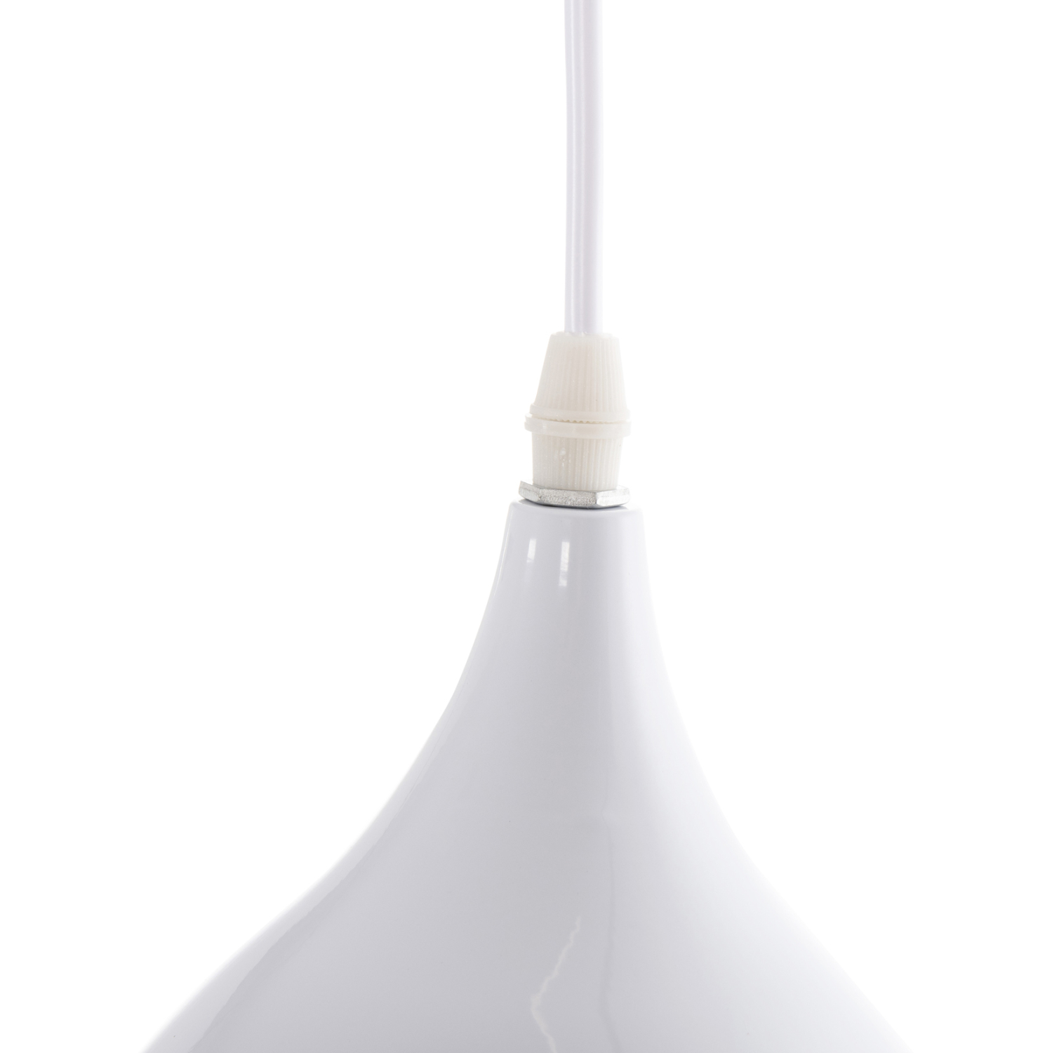 ΦΩΤΙΣΤΙΚΟ ΟΡΟΦΗΣ ΚΡΕΜΑΣΤΟ HM4138 ΛΕΥΚΟ ΜΕΤΑΛΛΙΚΟ 3ΦΩΤΟ Φ33x33-115Υεκ. - Image 5