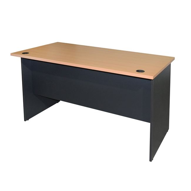 ΓΡΑΦΕΙΟ ΕΠΑΓΓΕΛΜΑΤΙΚΟ SIENNA 120x70x75Y-- HM2015.01 ΓΚΡΙ-ΟΞΙΑ - Image 2