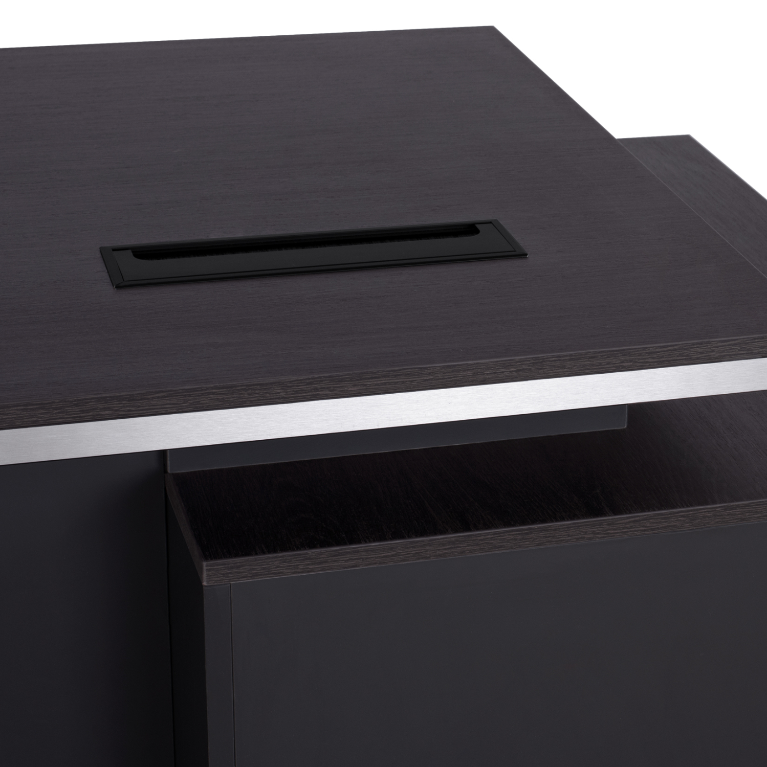 ΓΡΑΦΕΙΟ ΕΠΑΓΓΕΛΜΑΤΙΚΟ ΜΕ ΑΡΙΣΤΕΡΟ ΝΤΟΥΛΑΠΙ ROSEWOOD HM2113L 180X80X76Υ εκ. - Image 5