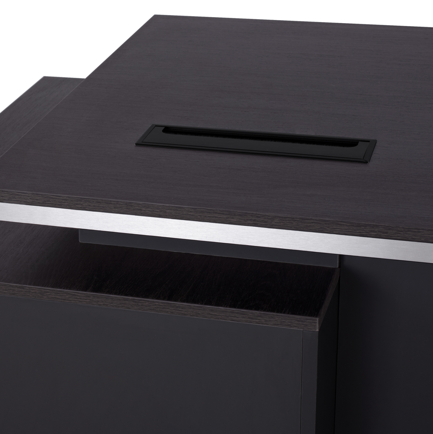 ΓΡΑΦΕΙΟ ΕΠΑΓΓΕΛΜΑΤΙΚΟ ΜΕ ΔΕΞΙΟ ΝΤΟΥΛΑΠΙ ROSEWOOD HM2113R 180X80X76Υ εκ. - Image 5