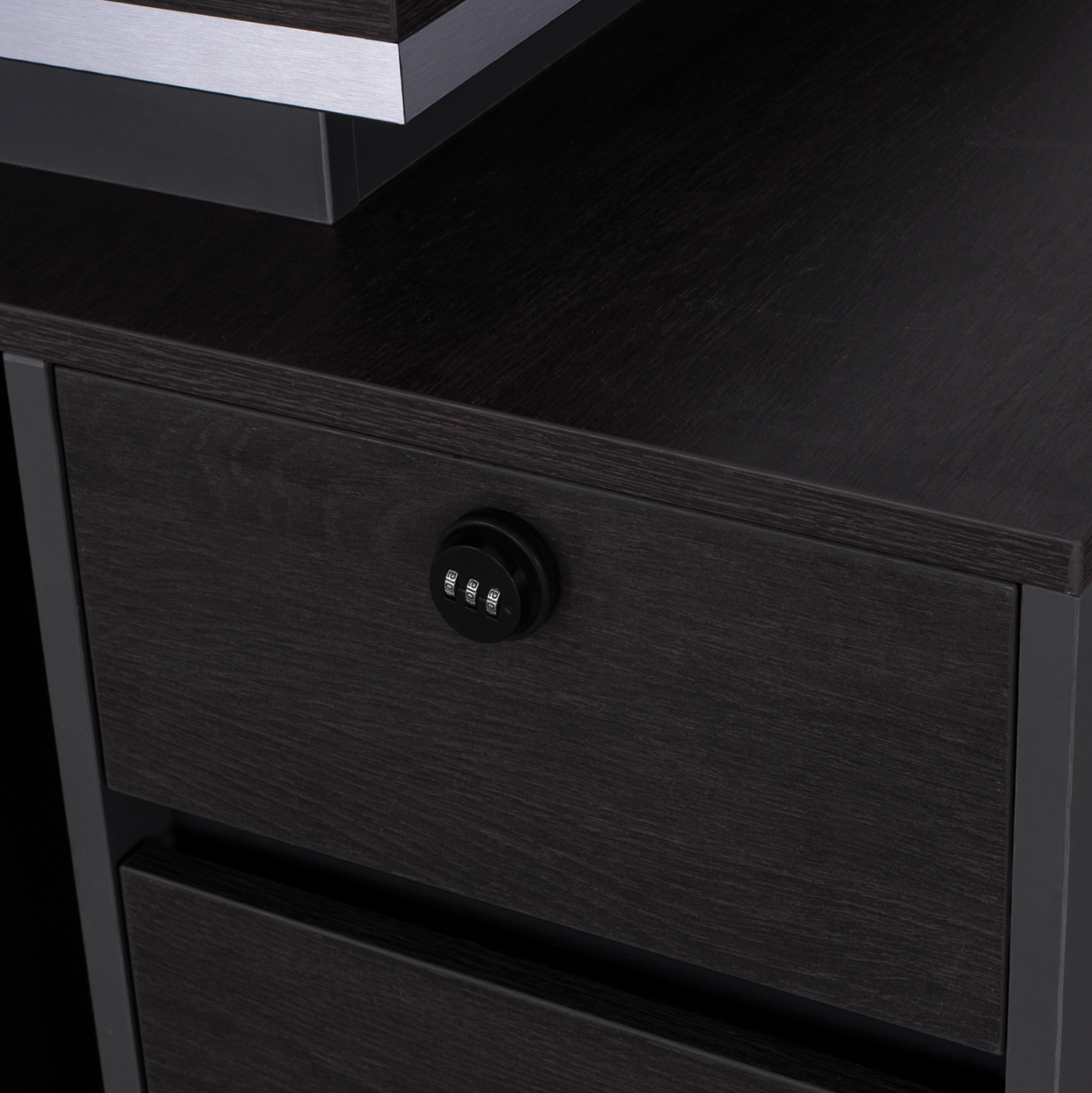 ΓΡΑΦΕΙΟ ΕΠΑΓΓΕΛΜΑΤΙΚΟ ΜΕ ΔΕΞΙΟ ΝΤΟΥΛΑΠΙ ROSEWOOD HM2113R 180X80X76Υ εκ. - Image 6