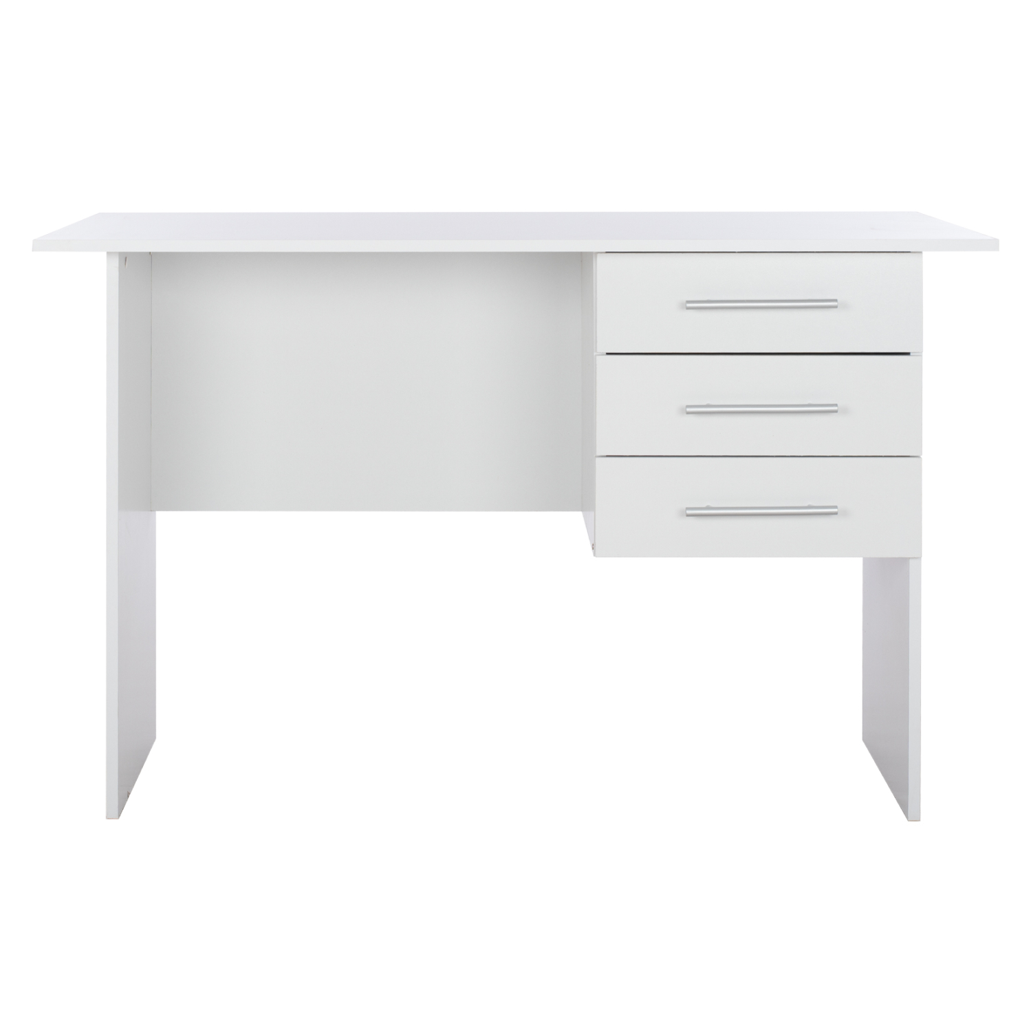 ΓΡΑΦΕΙΟ ΜΕΛΑΜΙΝΗΣ ENSLEY HM2029.05 ΜΕ 3 ΣΥΡΤΑΡΙΑ ΛΕΥΚΟ 120X60X76 εκ. - Image 4