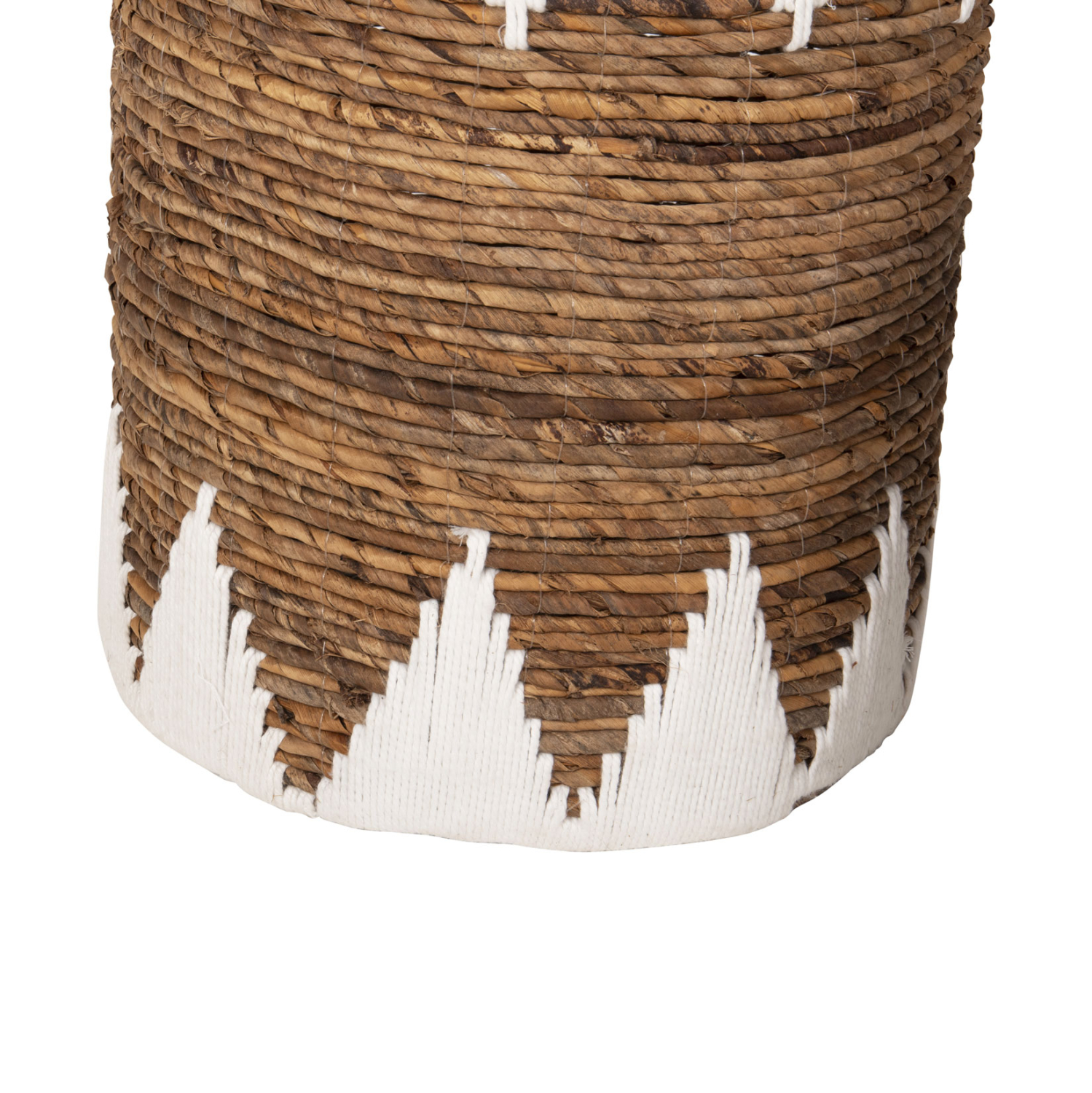 ΚΑΛΑΘΙΑ ΨΑΘΙΝΑ ΣΤΡΟΓΓΥΛΑ ΧΩΡΙΣ ΚΑΠΑΚΙ ΣΕΤ 3τμχ HM4307 ΣΕ ΦΥΣΙΚΟ-ΛΕΥΚΟ Φ42x56Υεκ. - Image 5