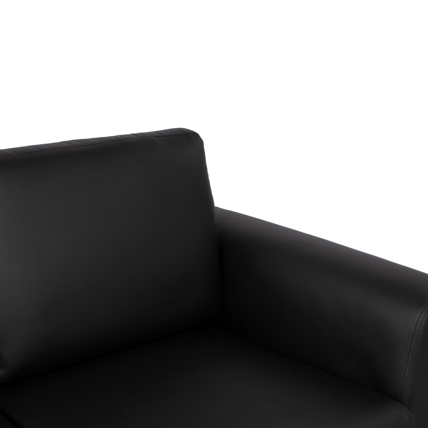 ΚΑΝΑΠΕΣ 2ΘΕΣΙΟΣ KΕΝΖΙΕ HM3121.21 ΜΕ ΜΑΥΡΟ PU 142x81x81 εκ. - Image 5