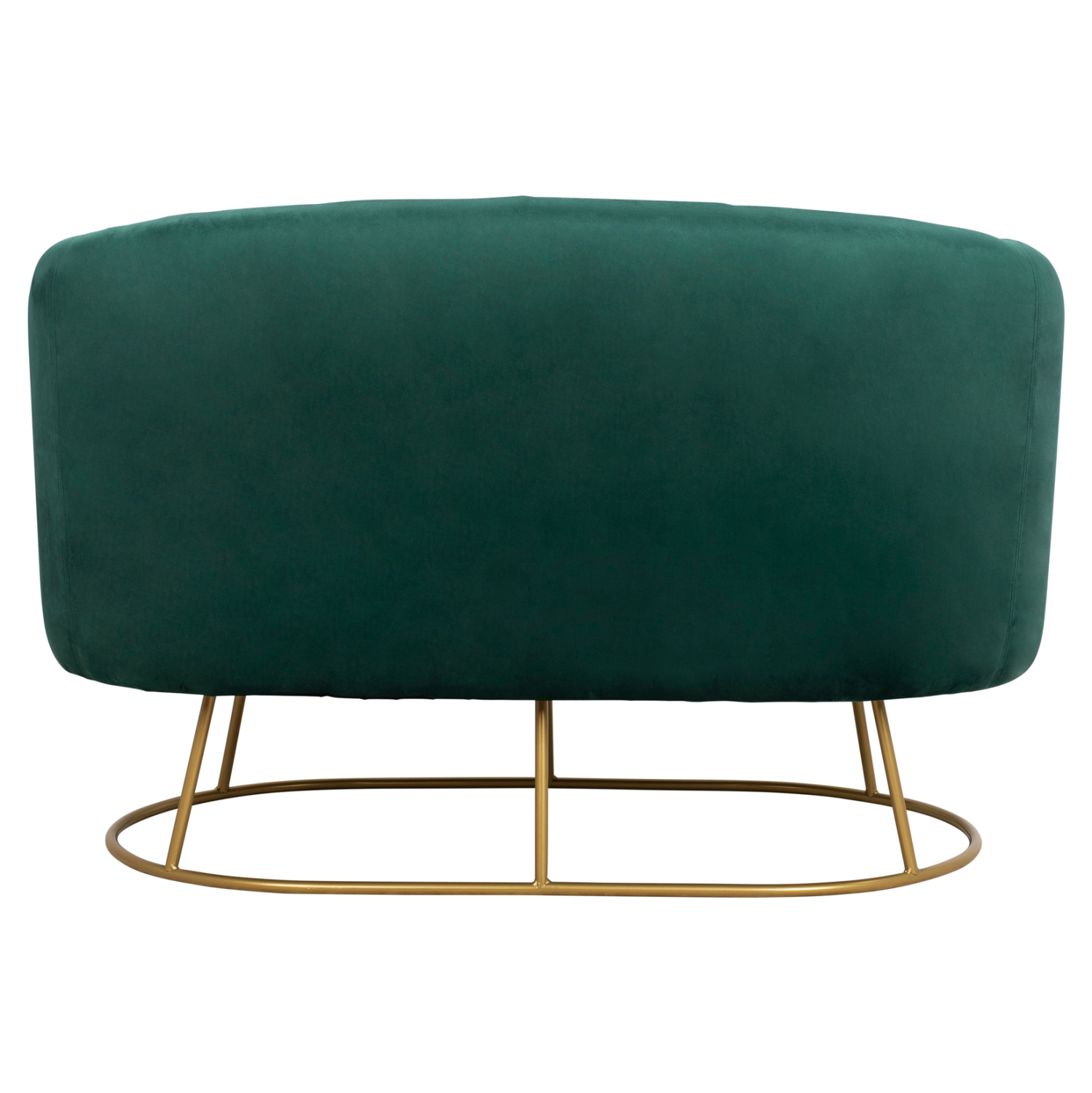 ΚΑΝΑΠΕΣ 2ΘΕΣΙΟΣ ARIEN HM8492.03 ΑΠΟ ΒΕΛΟΥΔΟ ΚΥΠΑΡΙΣΣΙ ΜΕ ΧΡΥΣΗ ΒΑΣΗ 125X80X84Y εκ. - Image 4